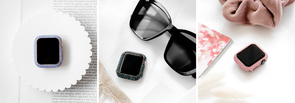 Apple Watch Glitter Bumper Cases