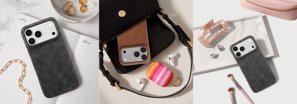 Vegan Leather iPhone Cases