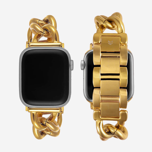 Kyoto Bracelet Apple Watch Band - 18K Gold Plated - The Salty Fox