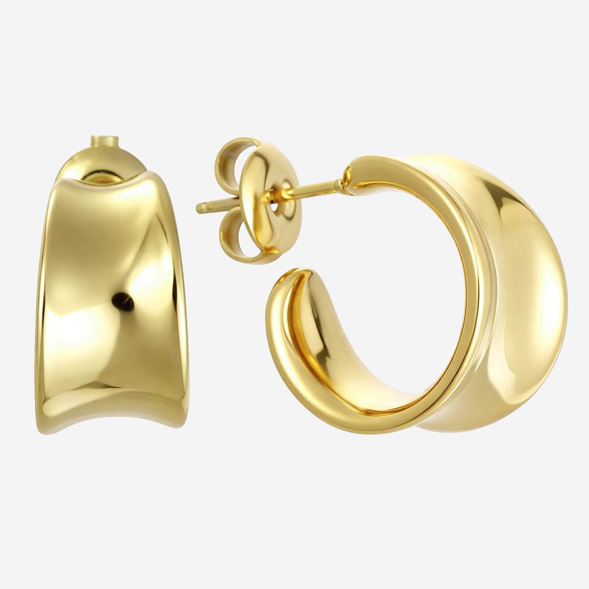 Alice Hoop Earrings - Gold