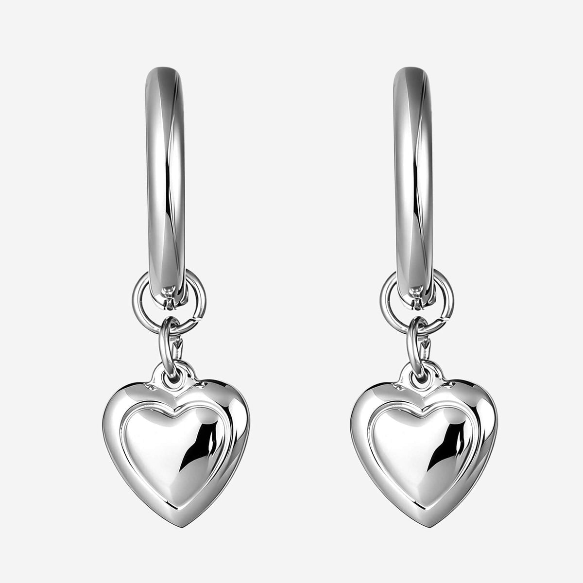 Eloise Huggie Earrings - Silver