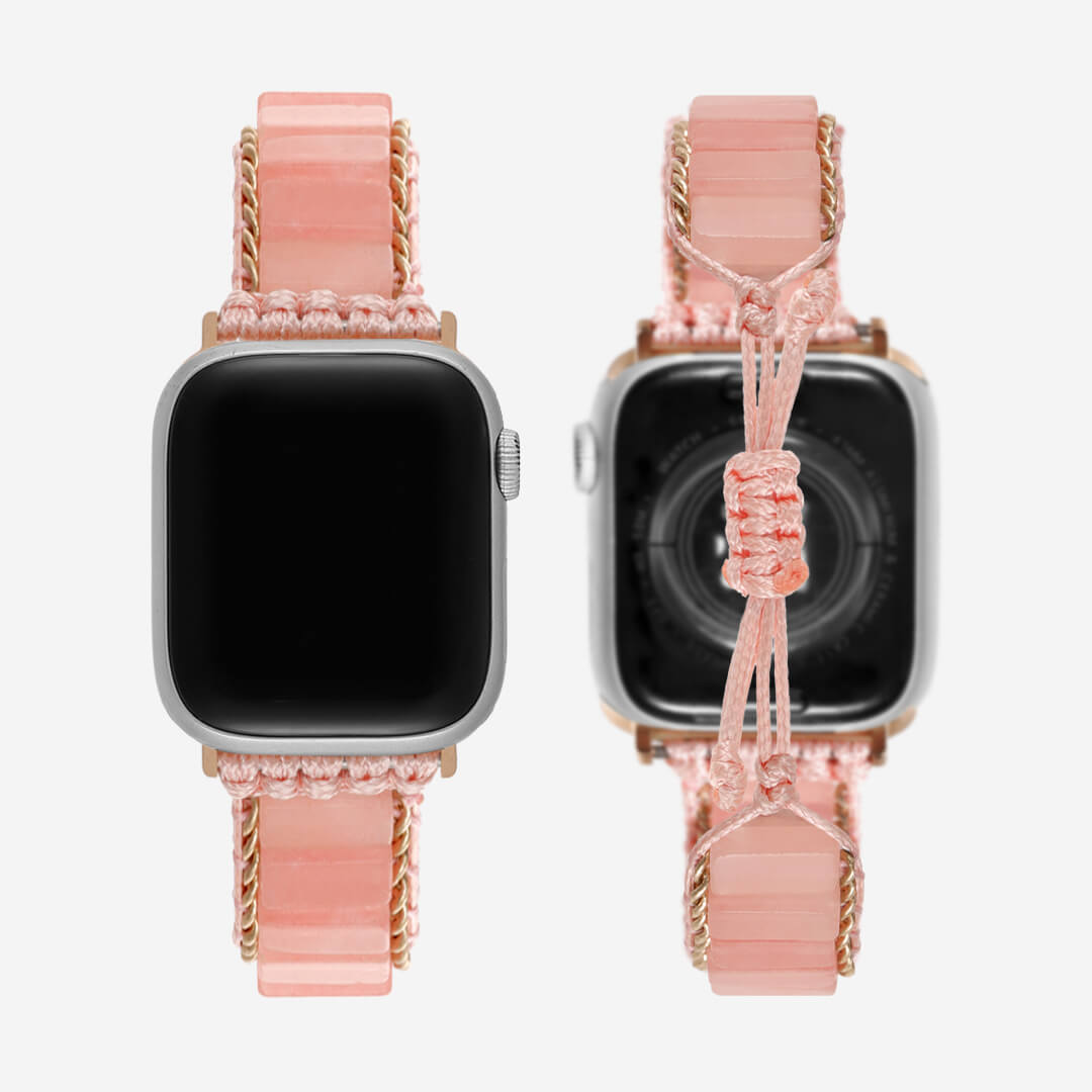 Byron Stone Apple Watch Band - Rose Quartz