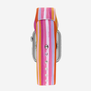 Classic Silicone Apple Watch Band - Gelato Stripe