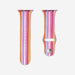 Classic Silicone Apple Watch Band - Gelato Stripe