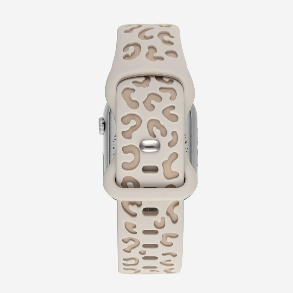 Duo Tone Silicone Apple Watch Band - Light Leopard