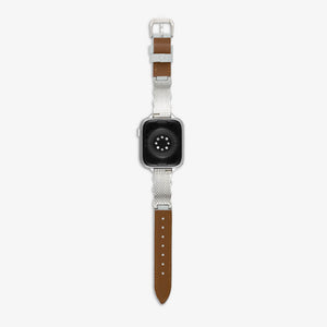Osaka Leather Apple Watch Band - Sky Blue