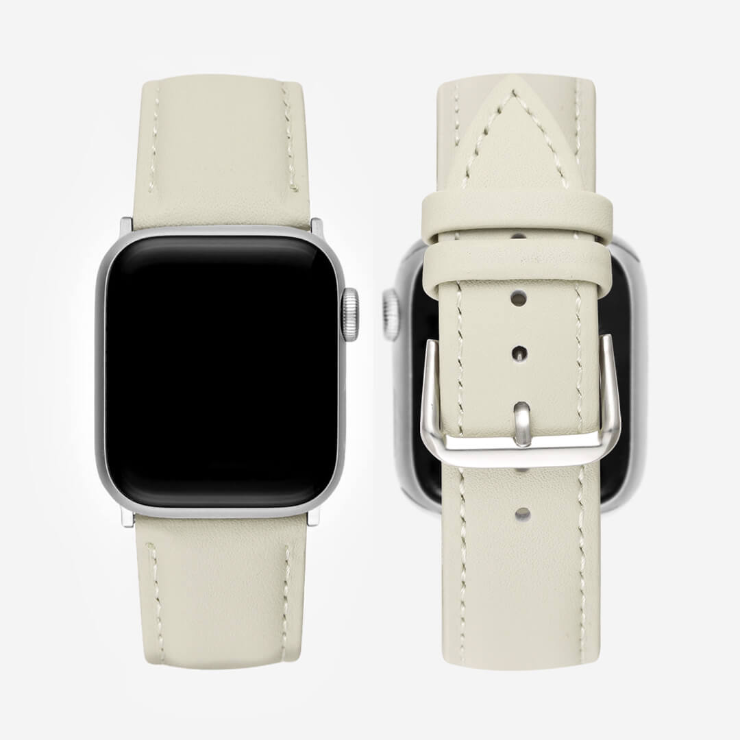 Oslo Leather Apple Watch Band - Starlight