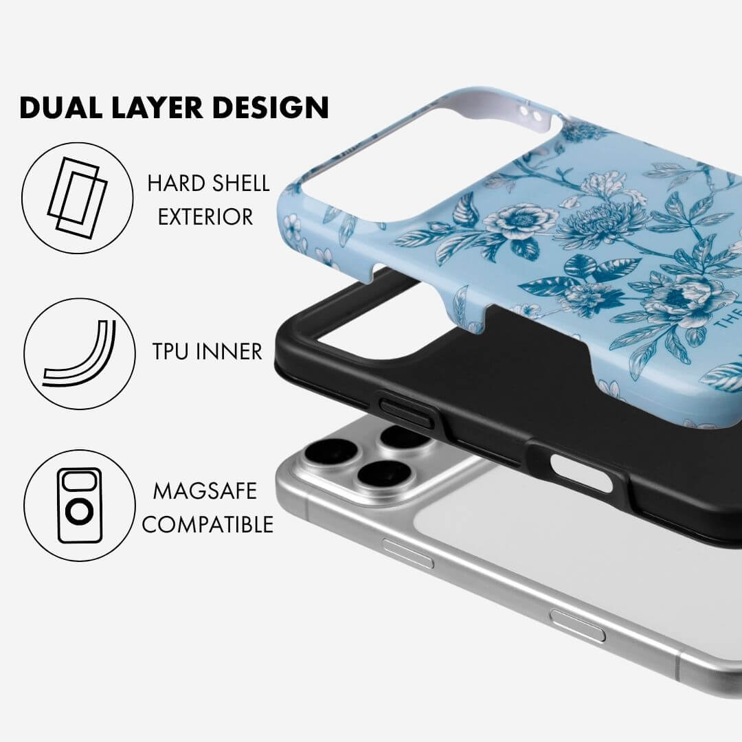 Porcelain Blossom MagSafe Phone Case USP