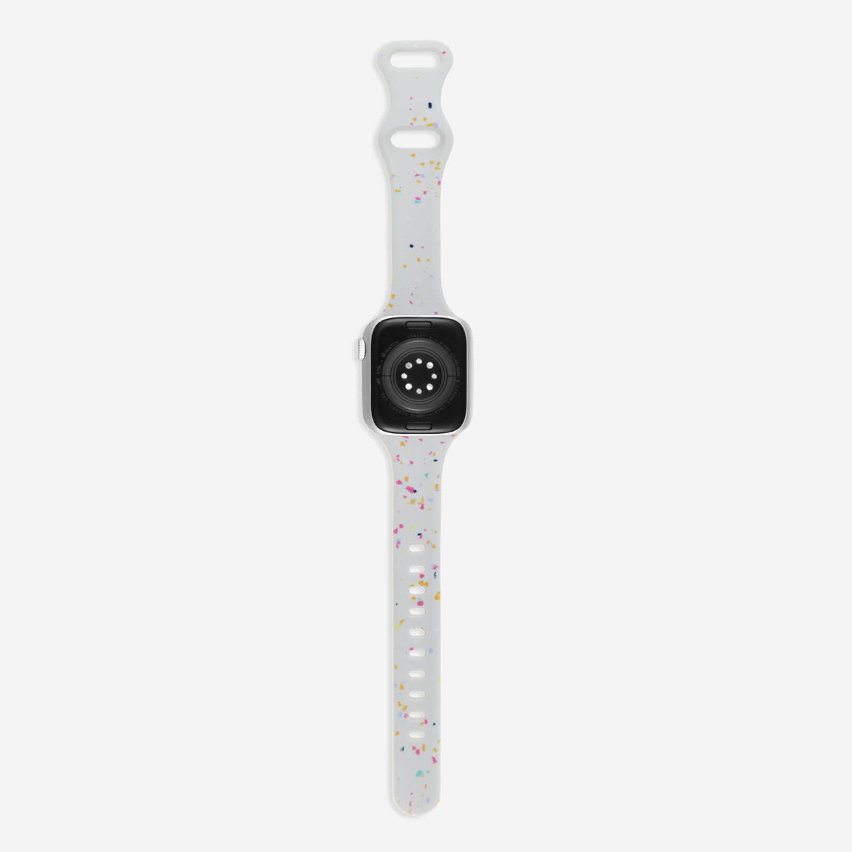 Speckled Slim Silicone Apple Watch Band - Starlight