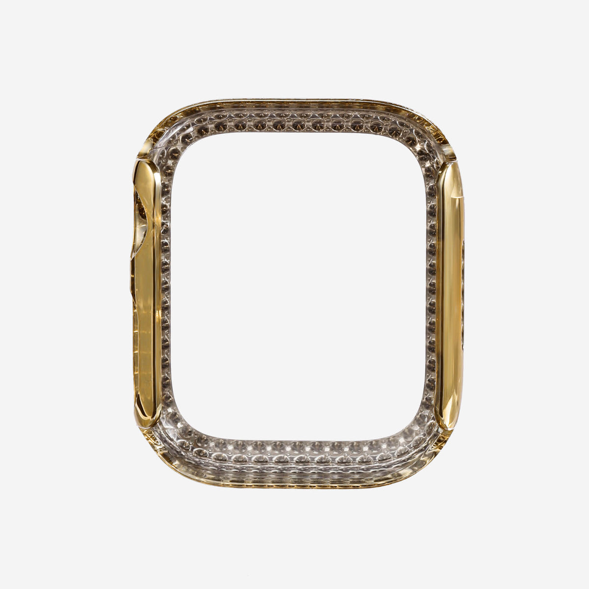 Apple Watch Double Halo Crystal Bumper Case - Gold