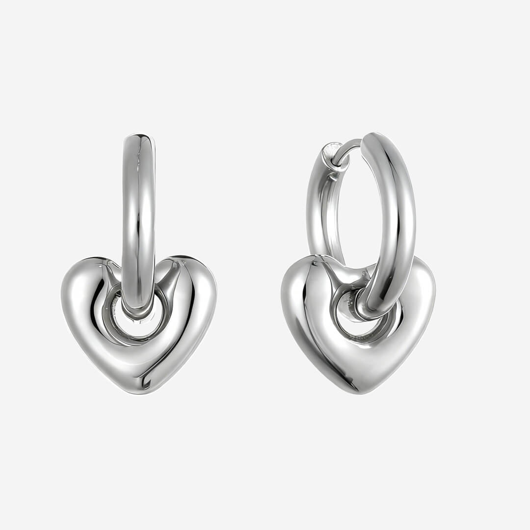Juliette Huggie Earrings - Silver