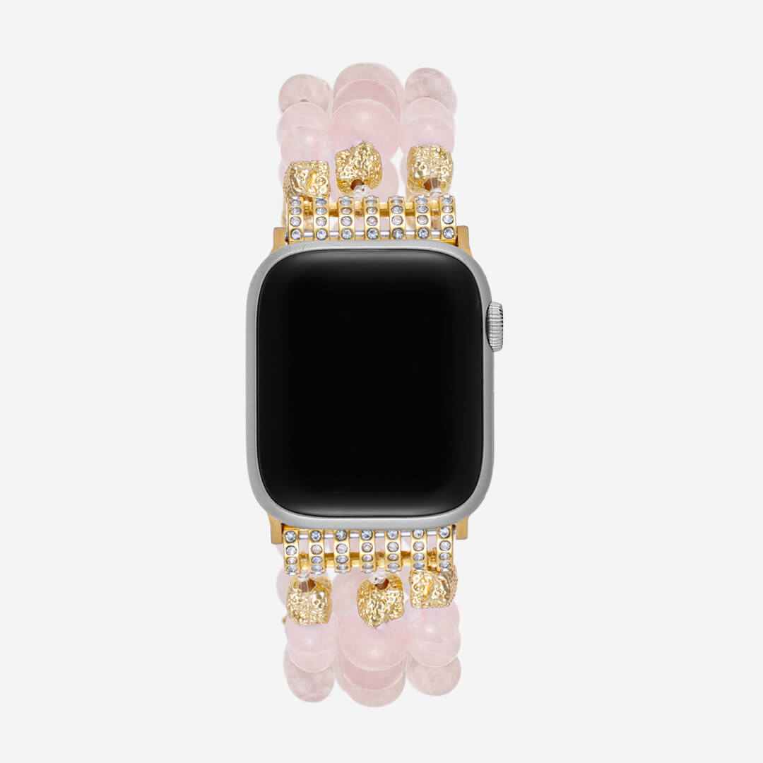 Kiama Stone Apple Watch Band - Rose Quartz