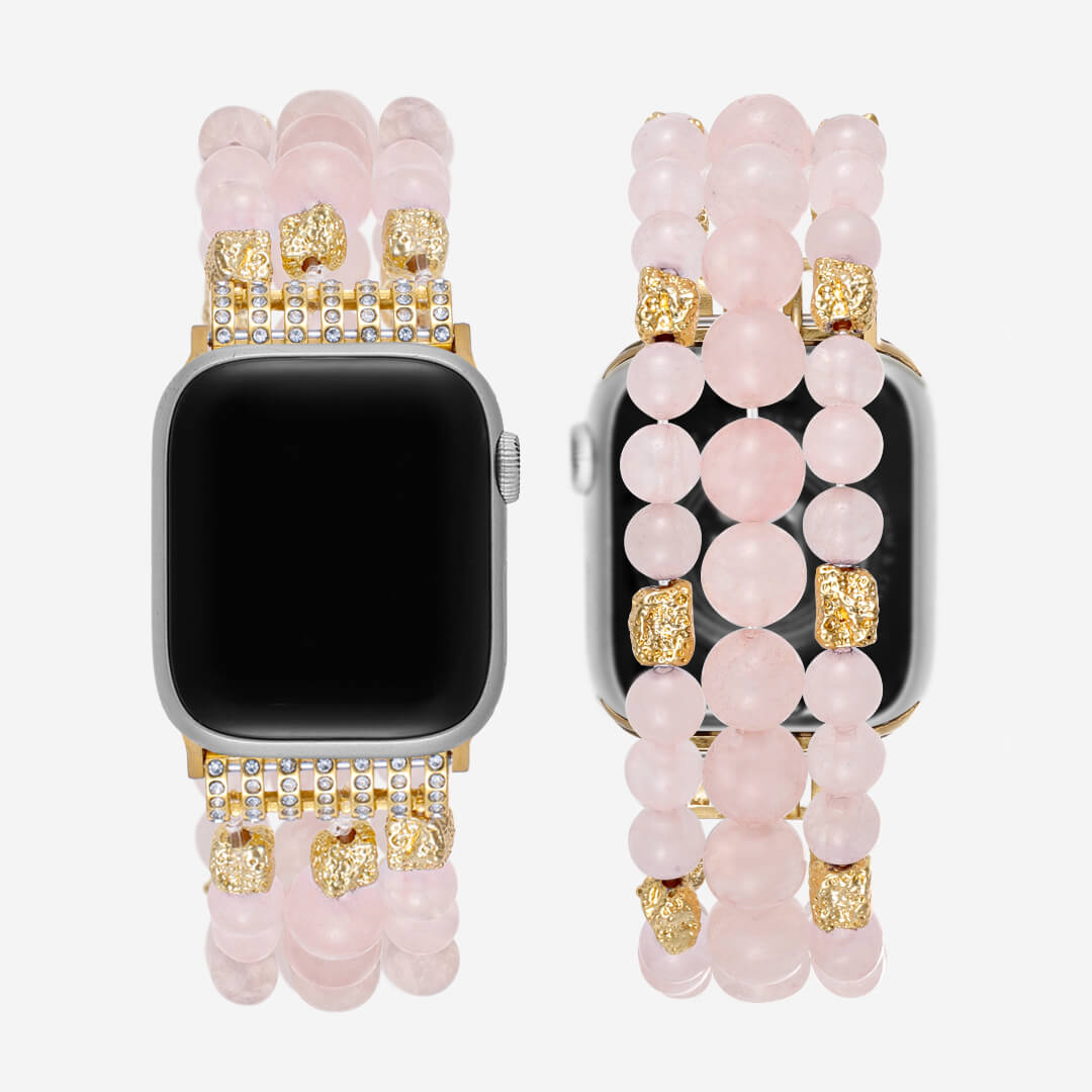 Kiama Stone Apple Watch Band - Rose Quartz