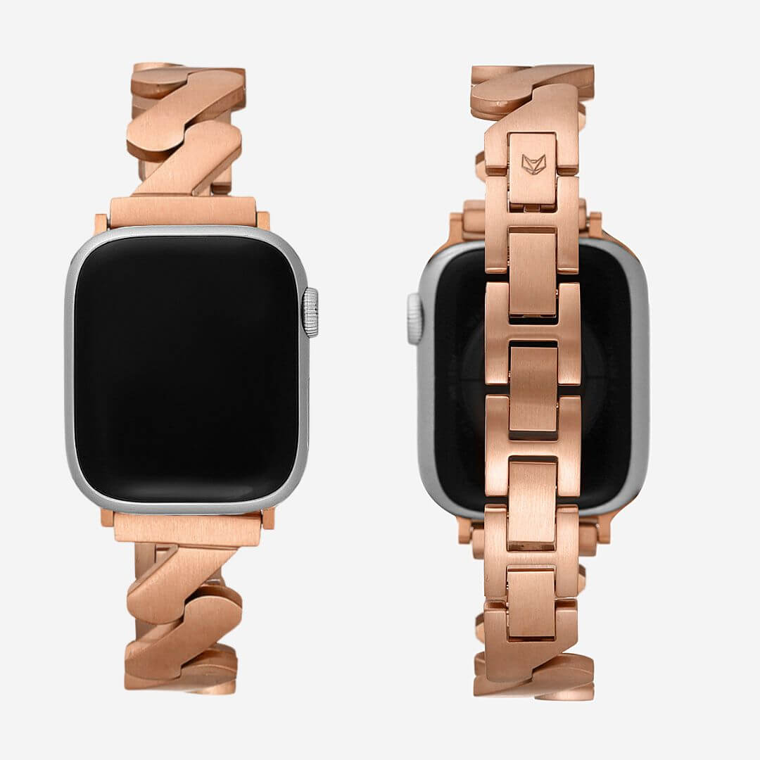 Kyoto Bracelet Apple Watch Band - 18K Rose Gold Plated