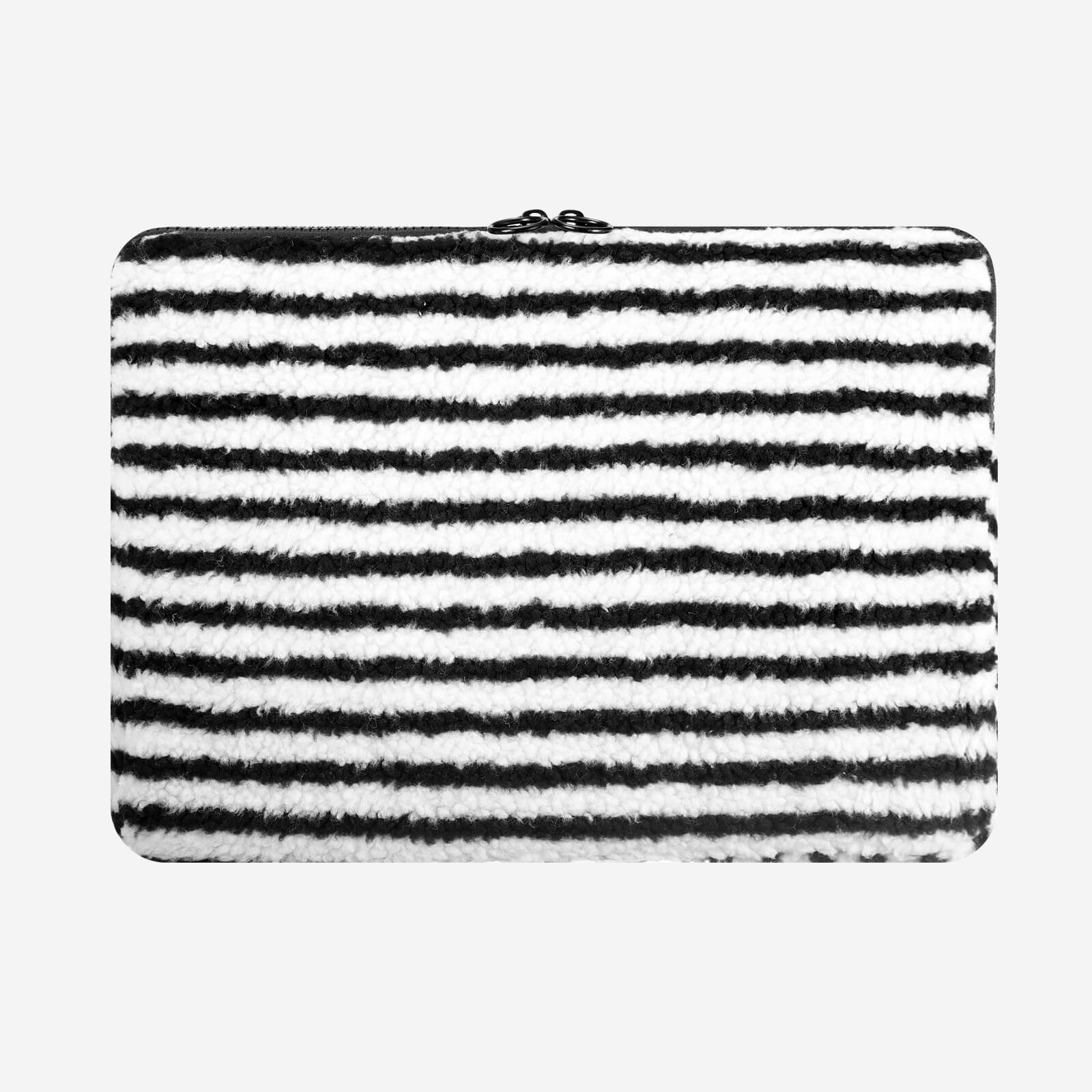 Lola Teddy Laptop Sleeve - Liquorice Stripe