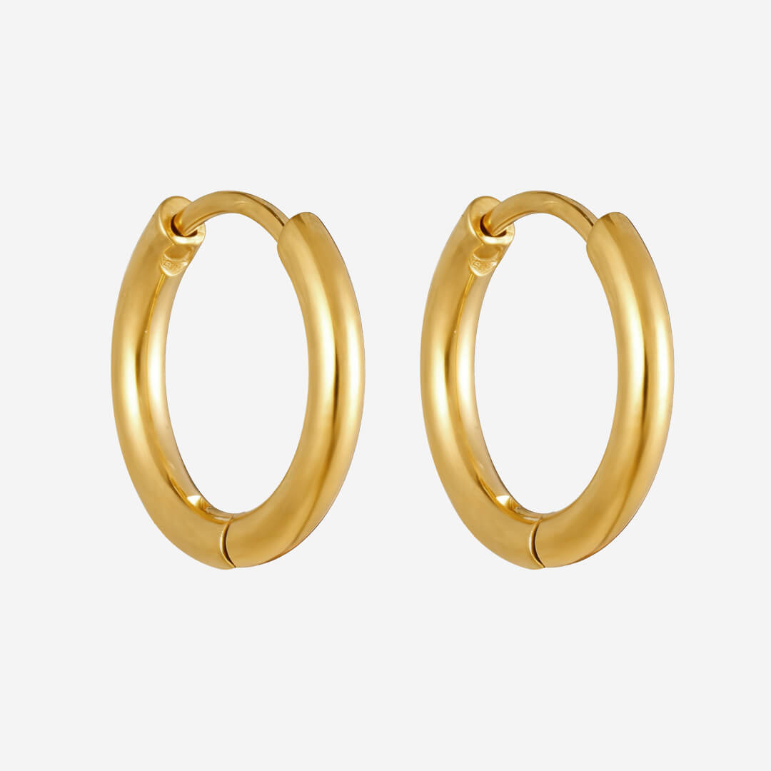 Maya Huggie Earrings - Gold