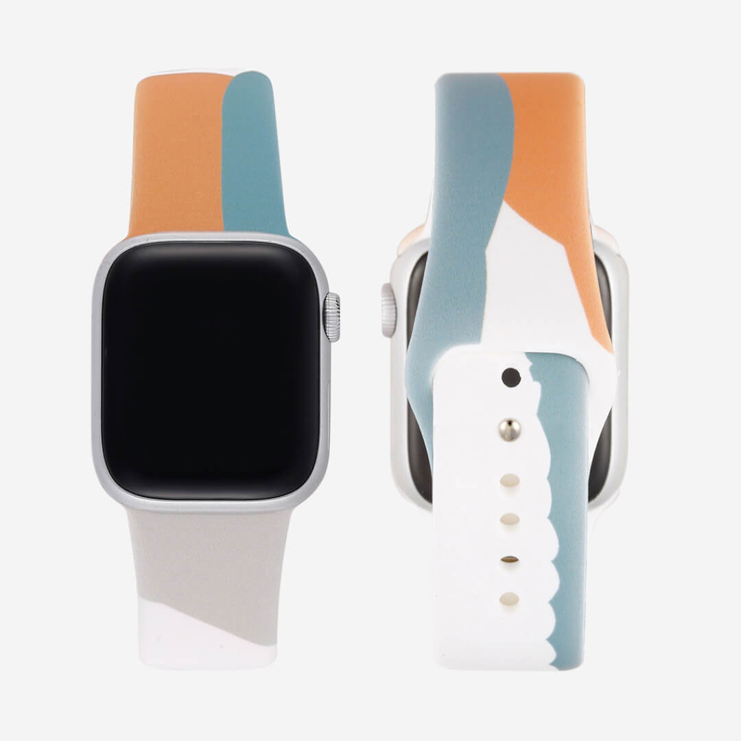 Mykonos Silicone Apple Watch Band - Caramel