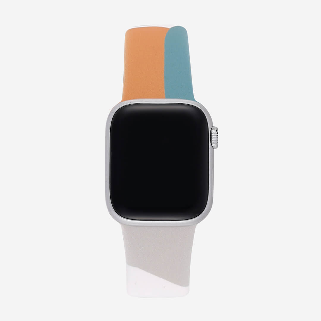 Mykonos Silicone Apple Watch Band - Caramel