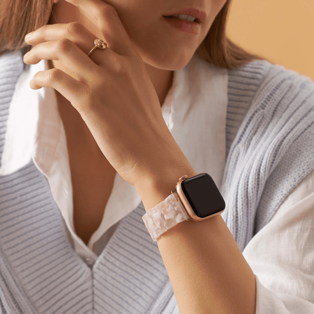 Vienna Apple Watch Band - Rose Quartz