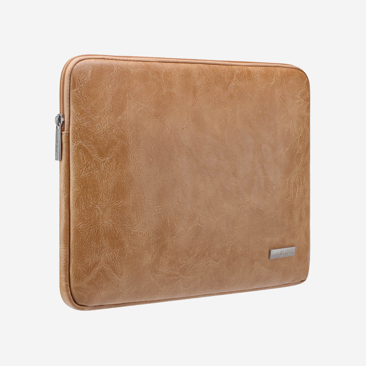 Quinn Vegan Leather Laptop Sleeve - Brown