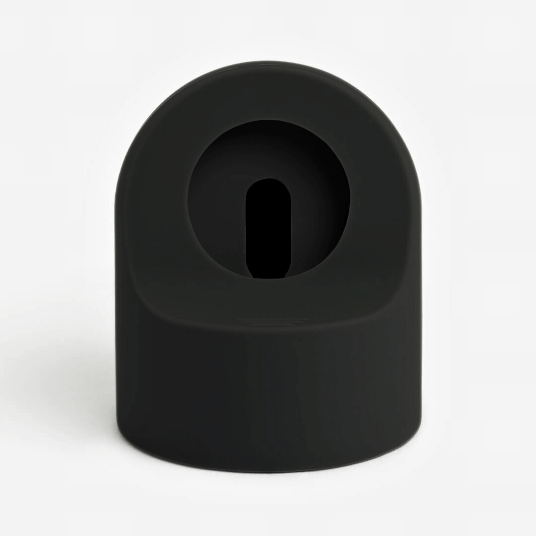 Bubble Silicone Apple Watch Stand - Black