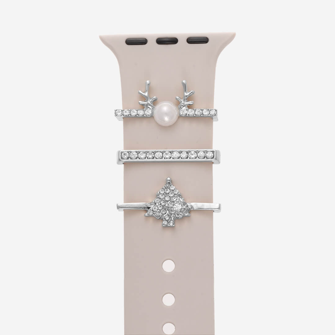 Christmas Apple Watch Bar Set - Silver