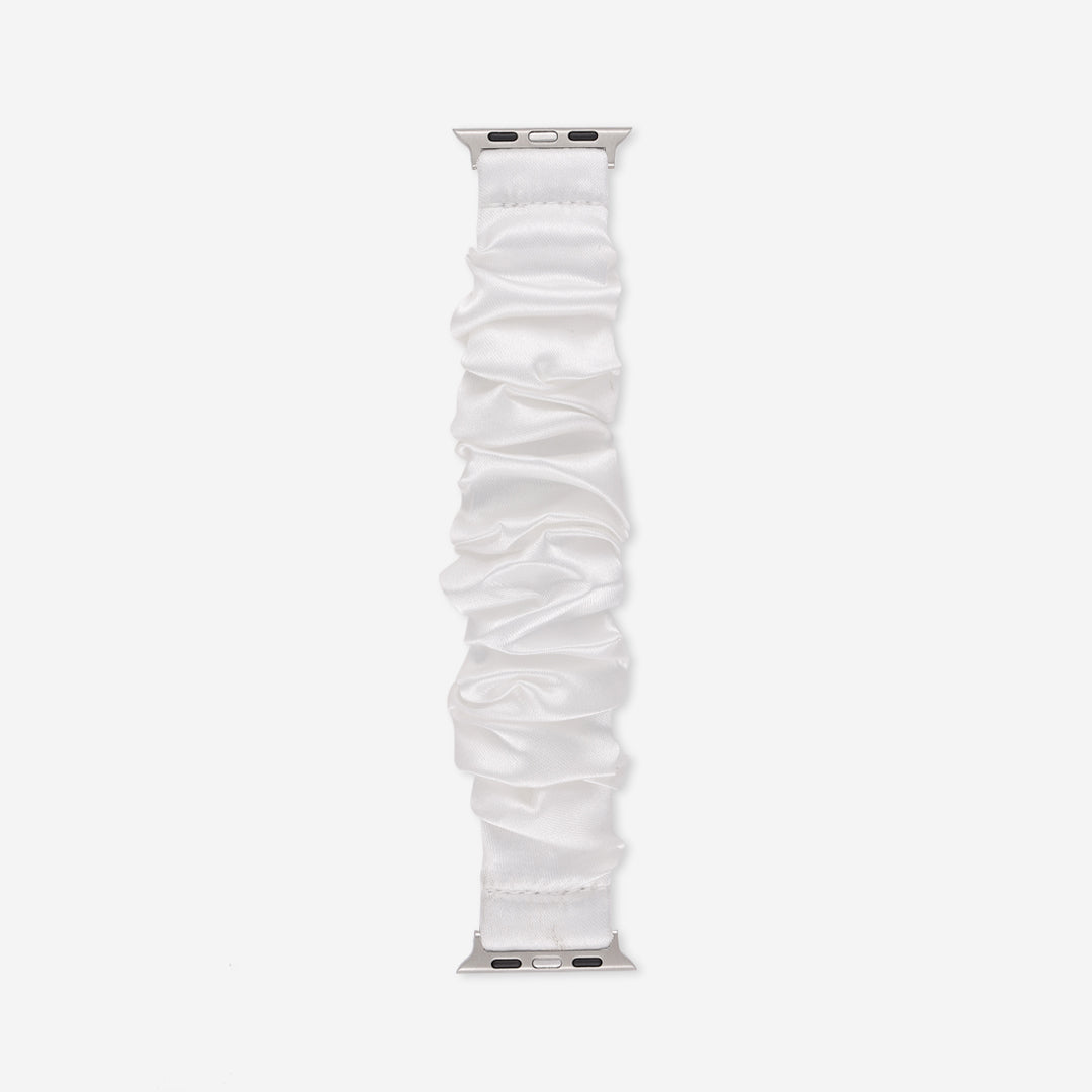 Scrunchie Apple Watch Band - Snow