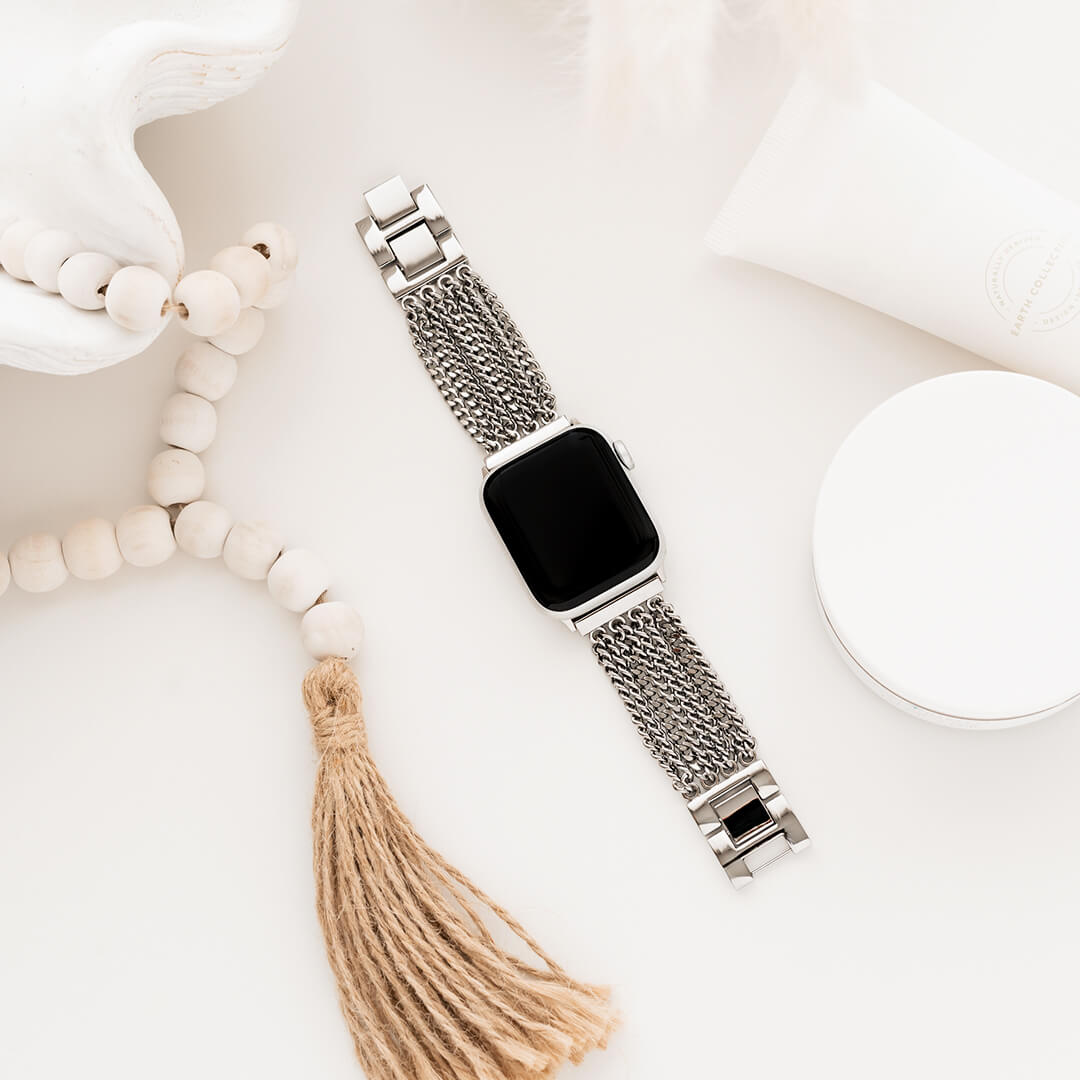 Athena Bracelet Apple Watch Band - Silver