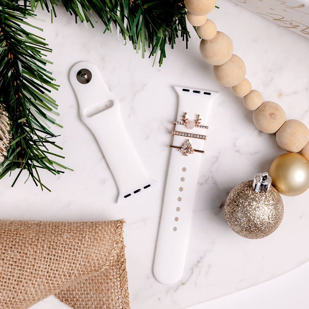 Christmas Apple Watch Bar Set - Rose Gold