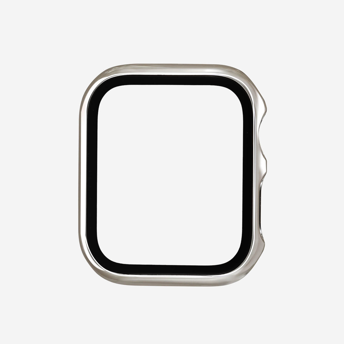 Apple Watch Chrome Screen Protector Case - Silver