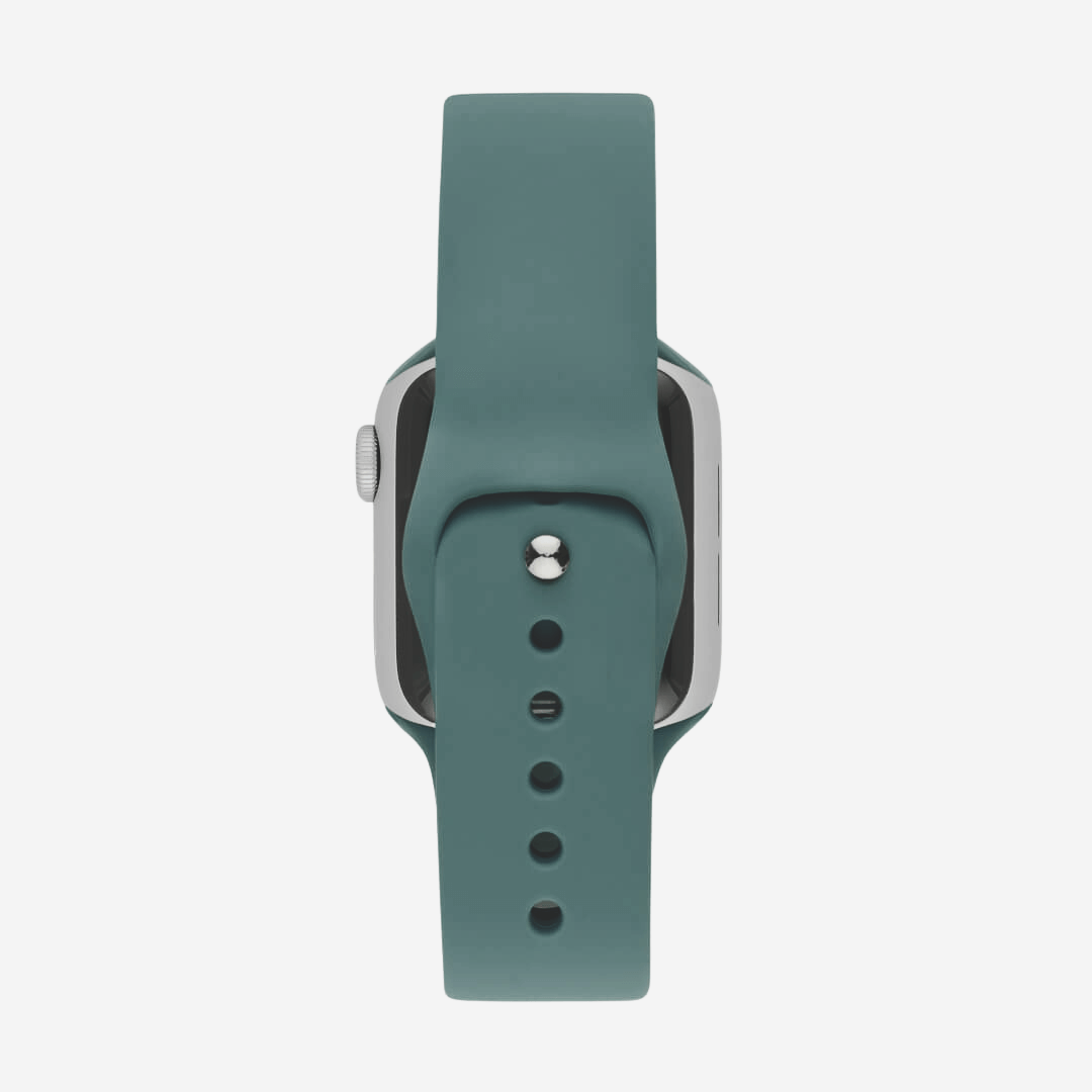 Classic Silicone Apple Watch Band - Pine Green