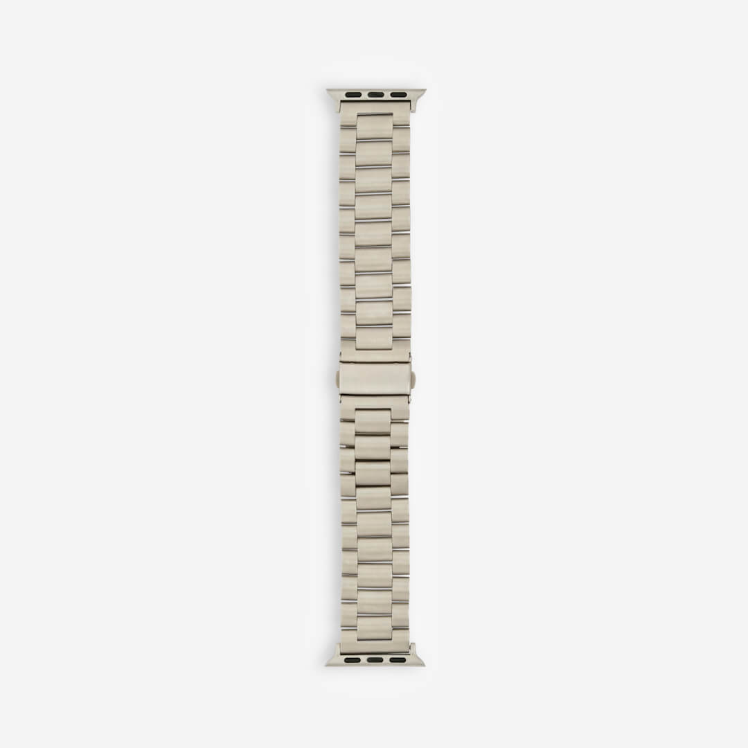Classic Stainless Steel Apple Watch Band - Silver