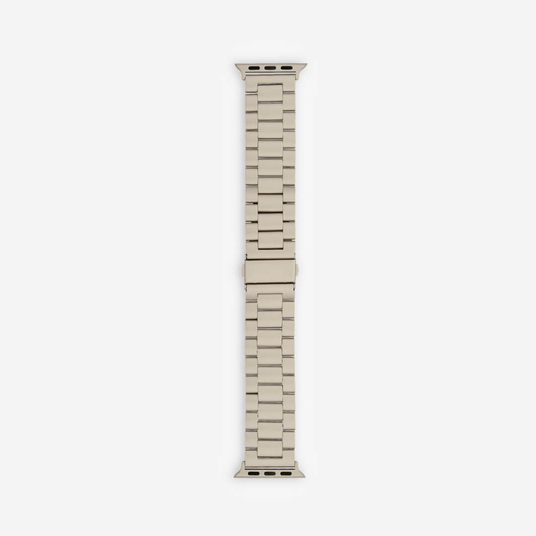 Classic Stainless Steel Apple Watch Band - Starlight