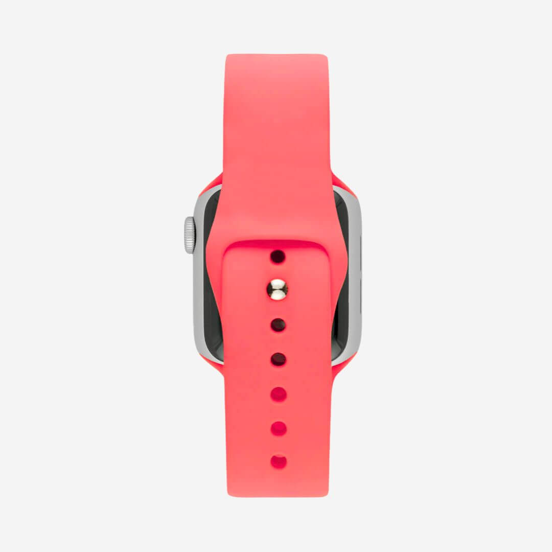 Classic Silicone Apple Watch Band - Coral