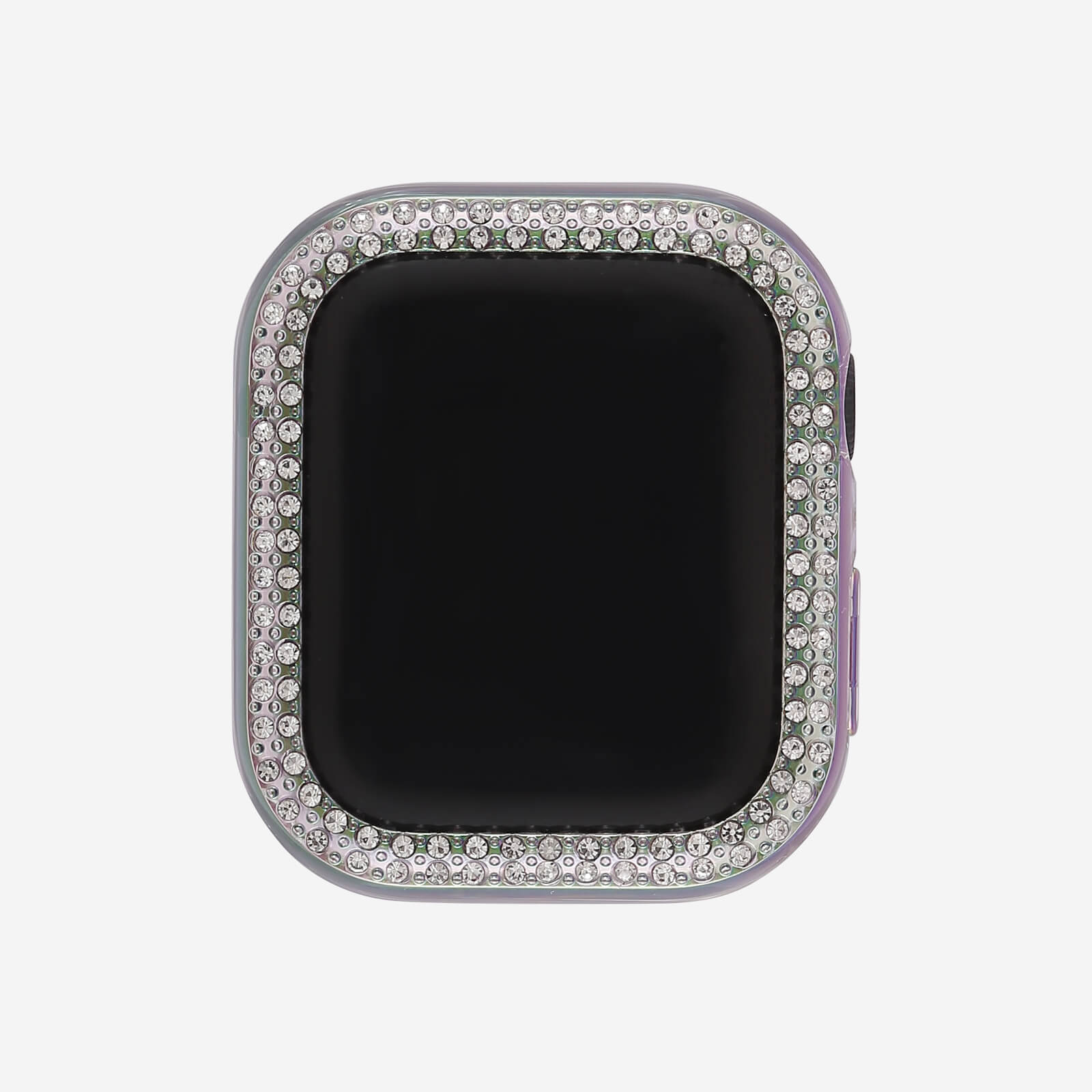 Apple Watch Double Halo Crystal Bumper Case - Black Pearl