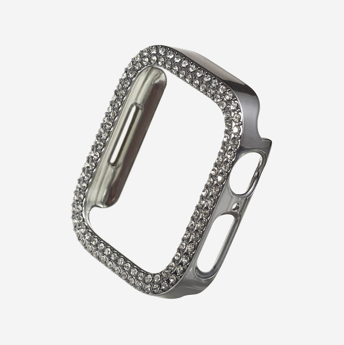 Apple Watch Double Halo Crystal Bumper Case - Graphite