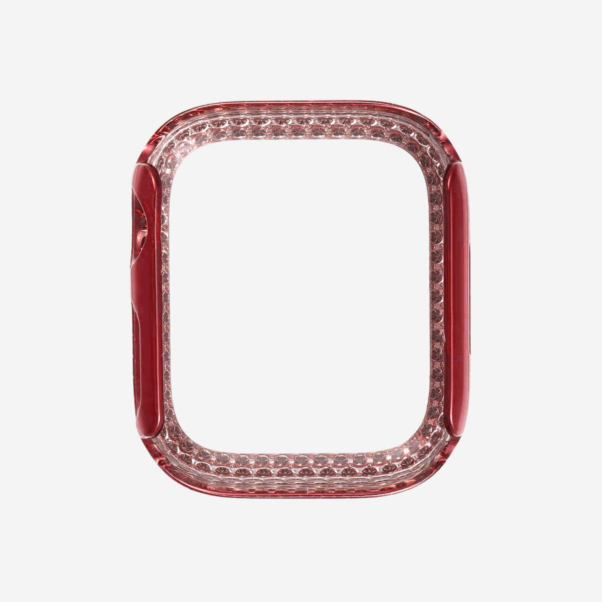 Apple Watch Double Halo Crystal Bumper Case - Red