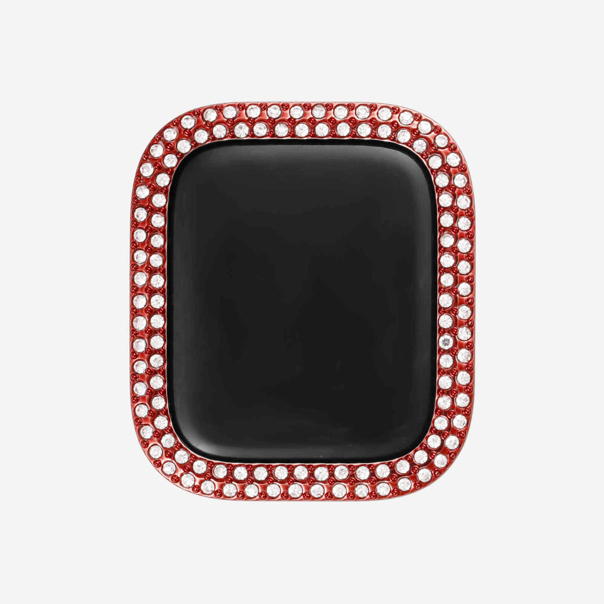 Apple Watch Double Halo Crystal Bumper Case - Red