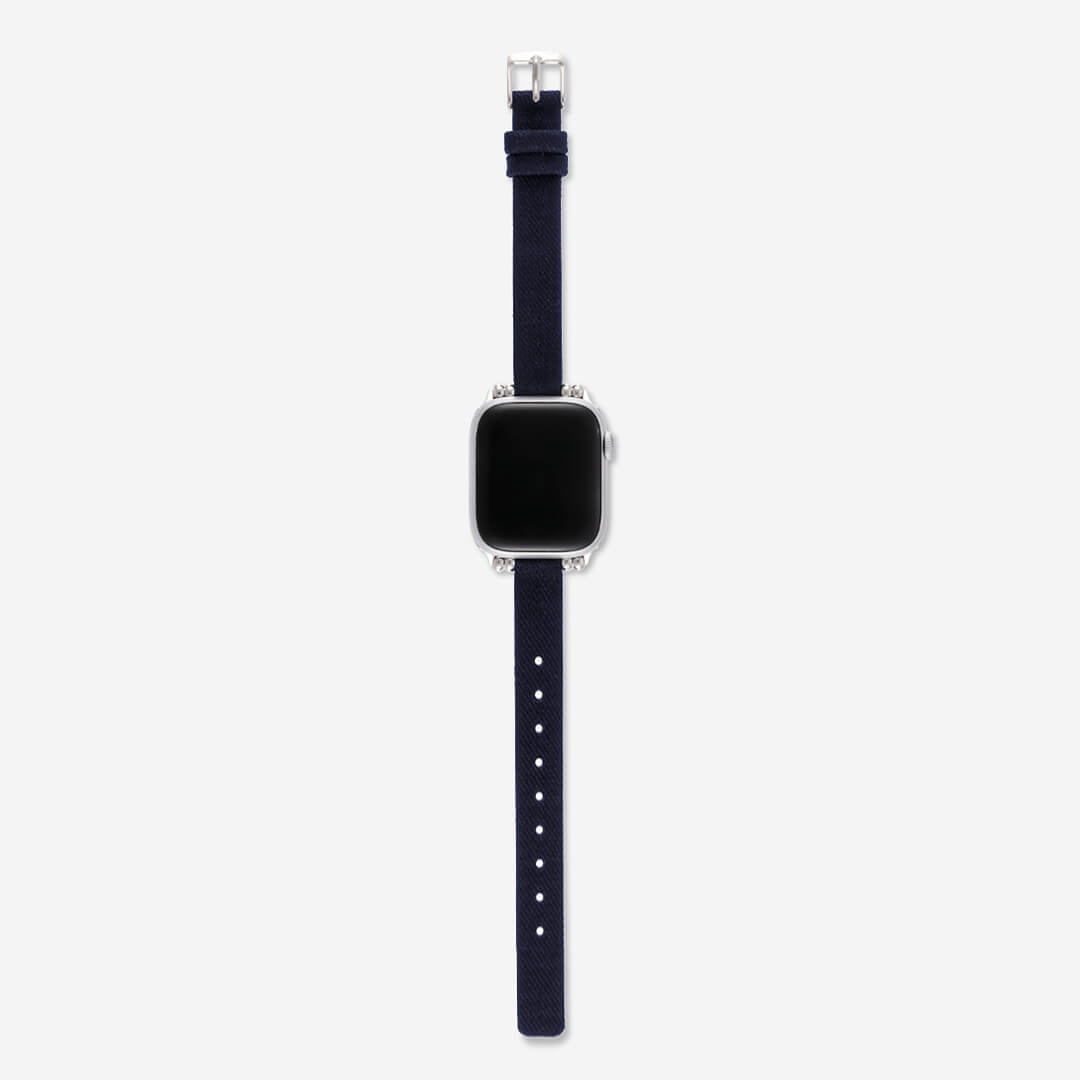 Helsinki Canvas Apple Watch Band - Navy