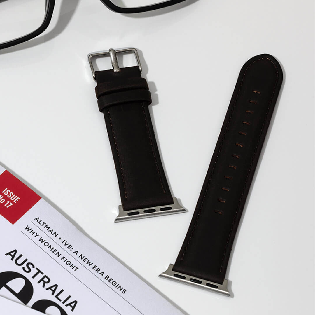 Italian Calf Leather Apple Watch Band - Java