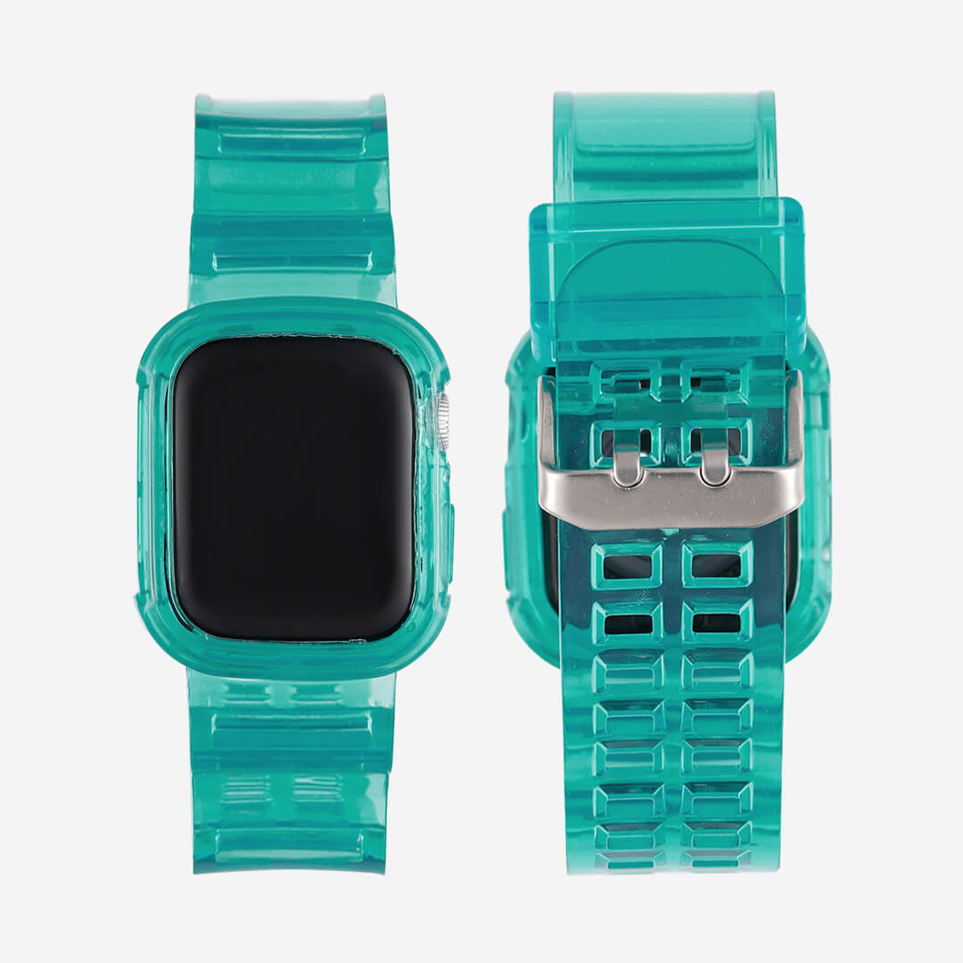 Jelly Two-In-One Apple Watch Band - Aqua