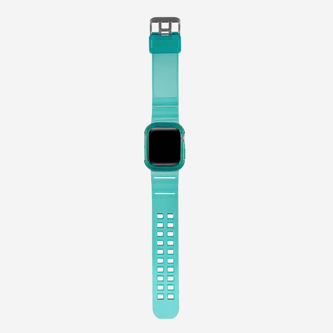 Jelly Two-In-One Apple Watch Band - Aqua