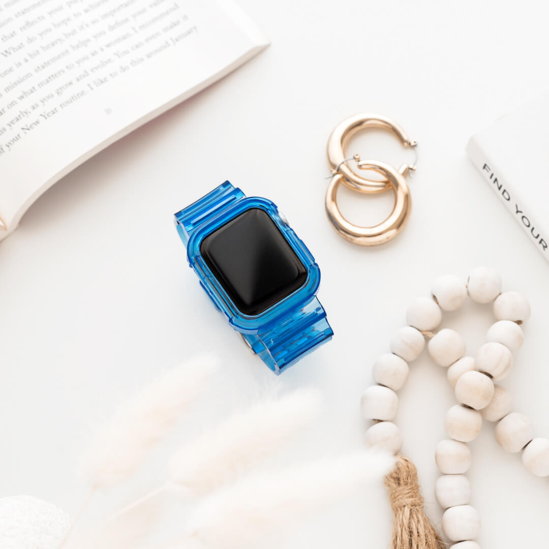 Jelly Two-In-One Apple Watch Band - Blueberry