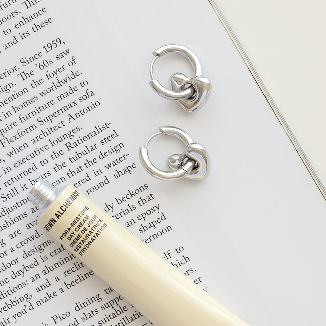 Juliette Huggie Earrings - Silver