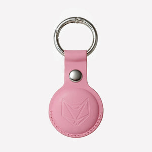 Leather AirTag Case - Pink