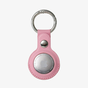 Leather AirTag Case - Pink