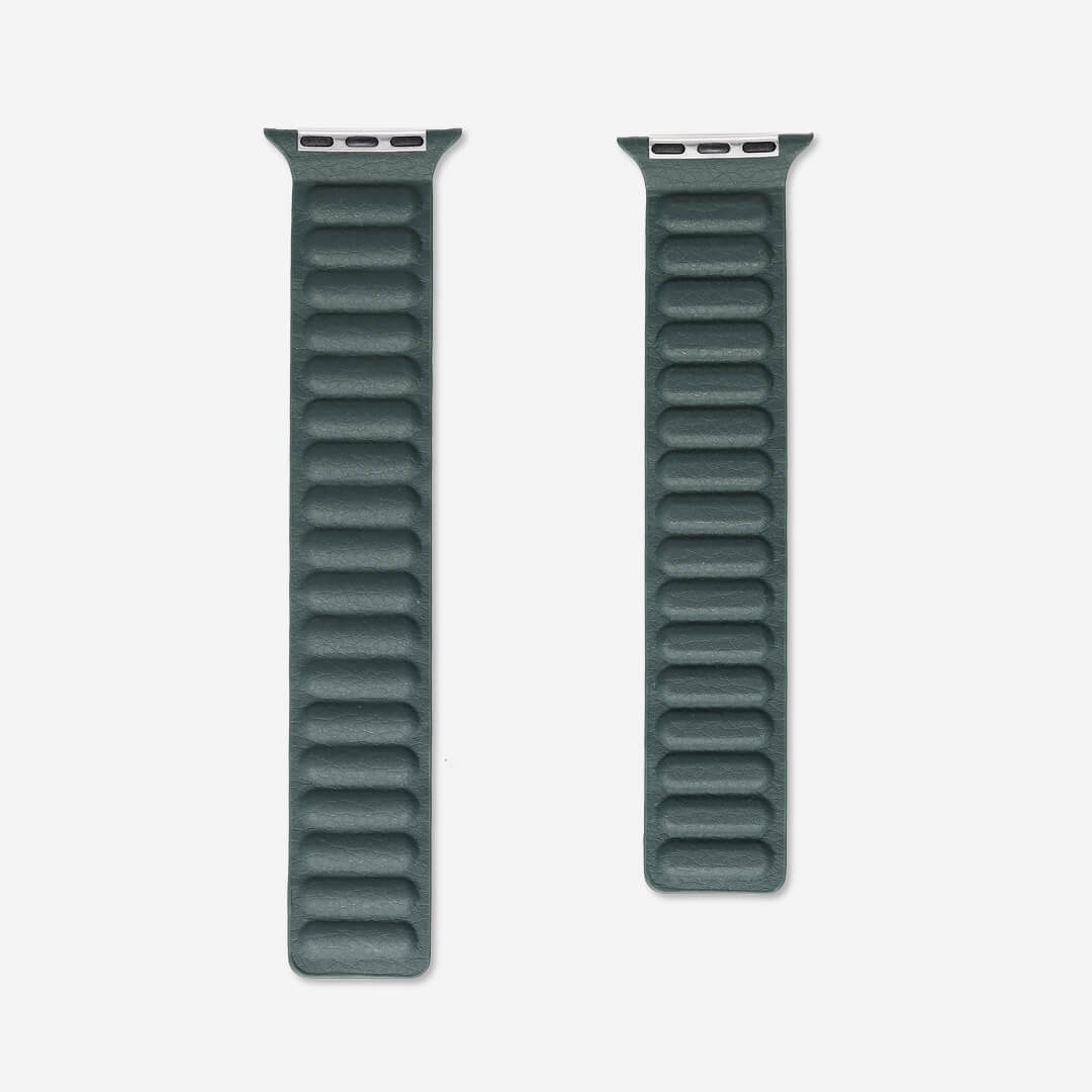 Magnetic Link Apple Watch Band - Sequoia Green