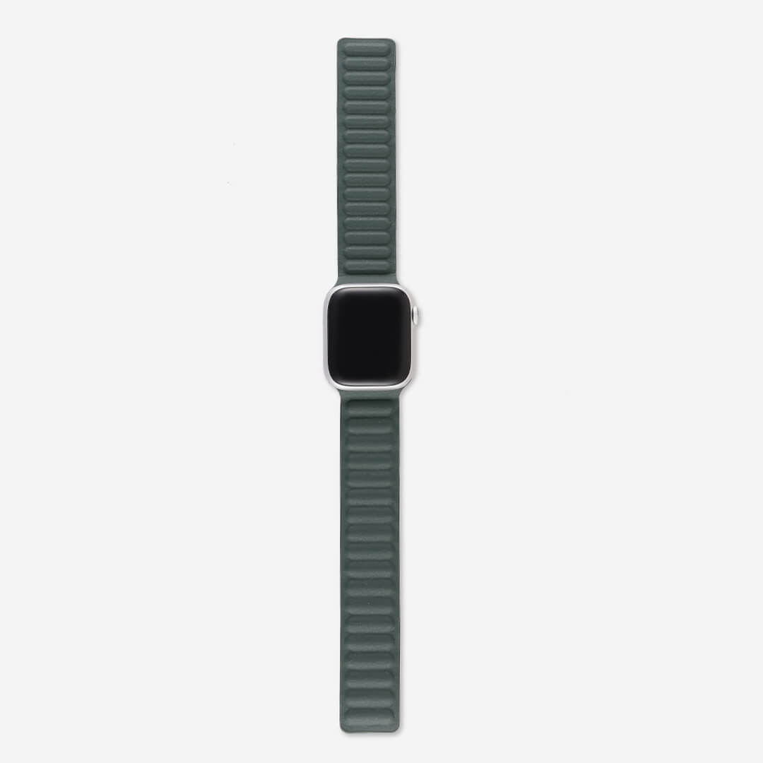 Magnetic Link Apple Watch Band - Sequoia Green