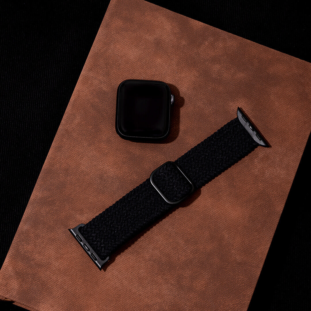 Maui Braided Loop Apple Watch Band - Black