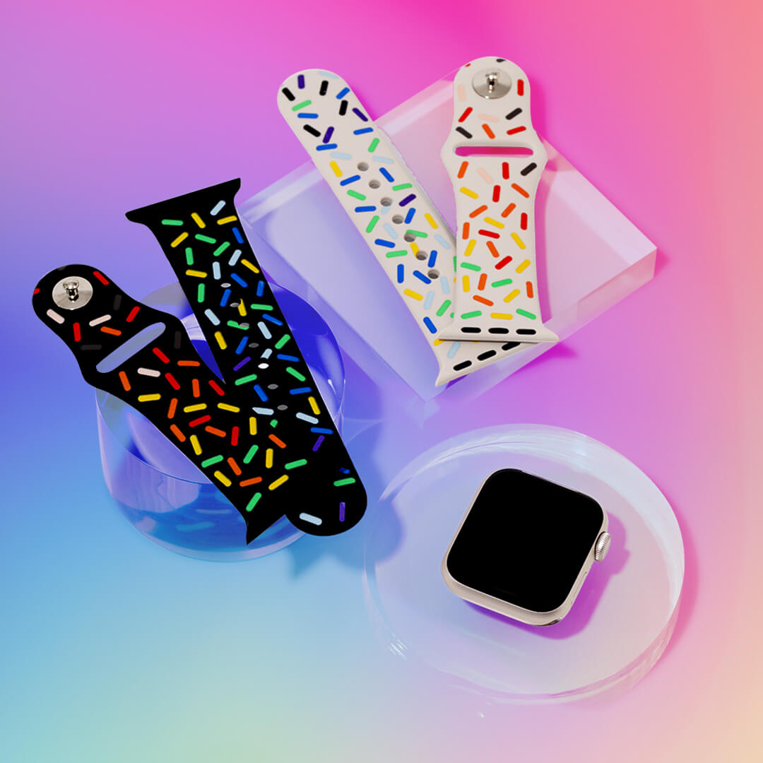 Midsumma Silicone Apple Watch Band - Black